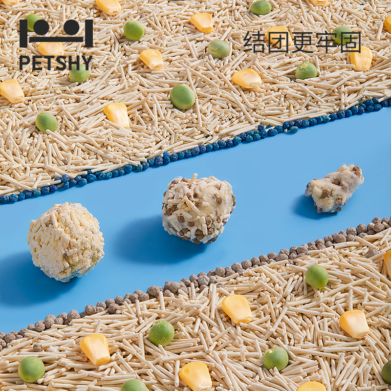 petshy惊奇豆腐混合 10公斤除臭猫砂