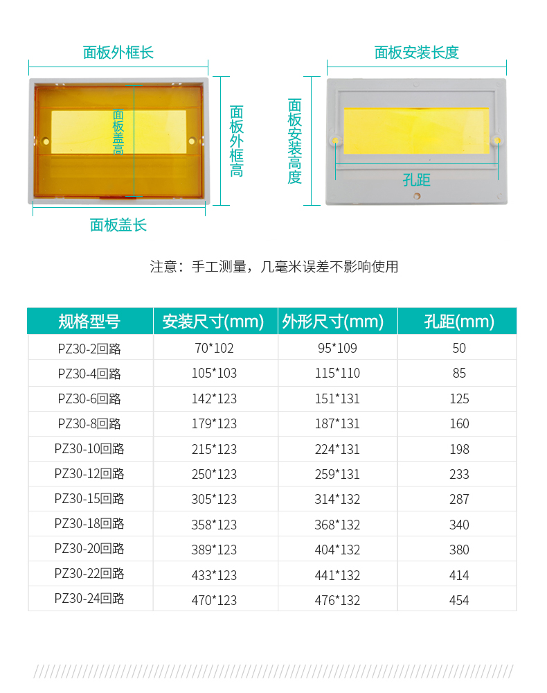 硬泰pz30配电箱盖板装饰家用电箱盖