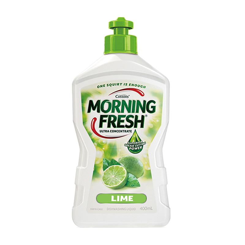 澳洲进口MorningFresh洗洁精浓缩家庭装家用厨房不伤手400ml*3