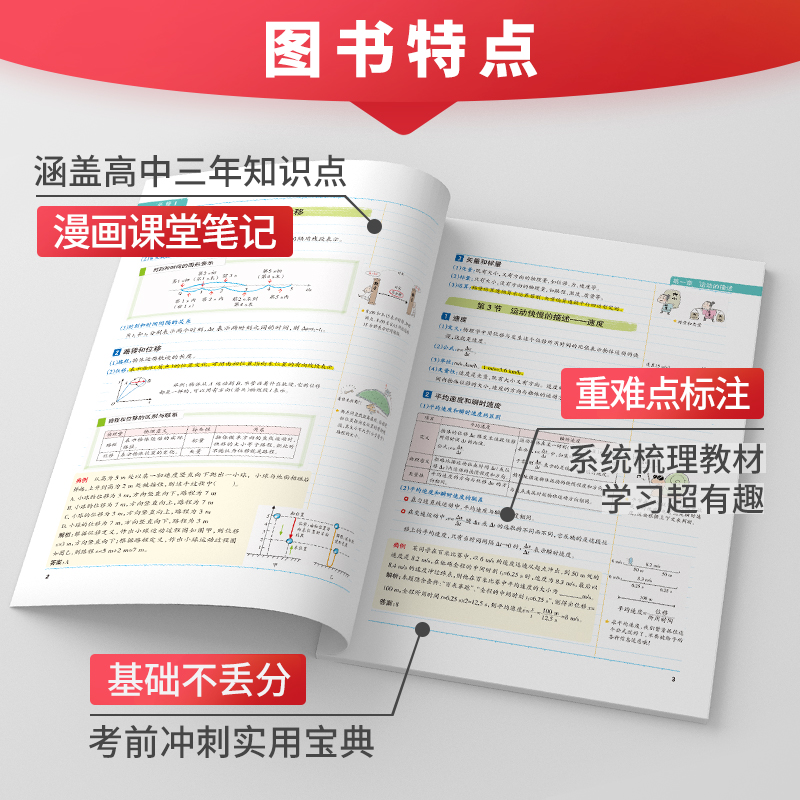 2021新版学霸笔记高中pass绿卡图书