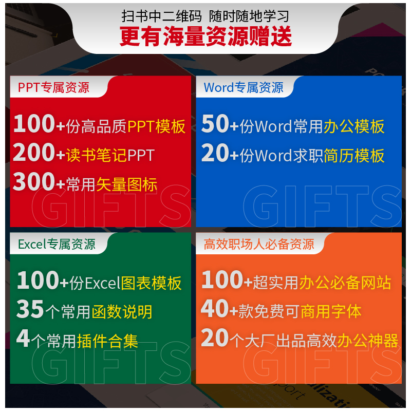 和秋叶一起学Excel+Word+PPT共3册【2020新版】幻灯片表格制作excel教程书ppt制作office办公软件入门wps函数计算机自学书籍电脑