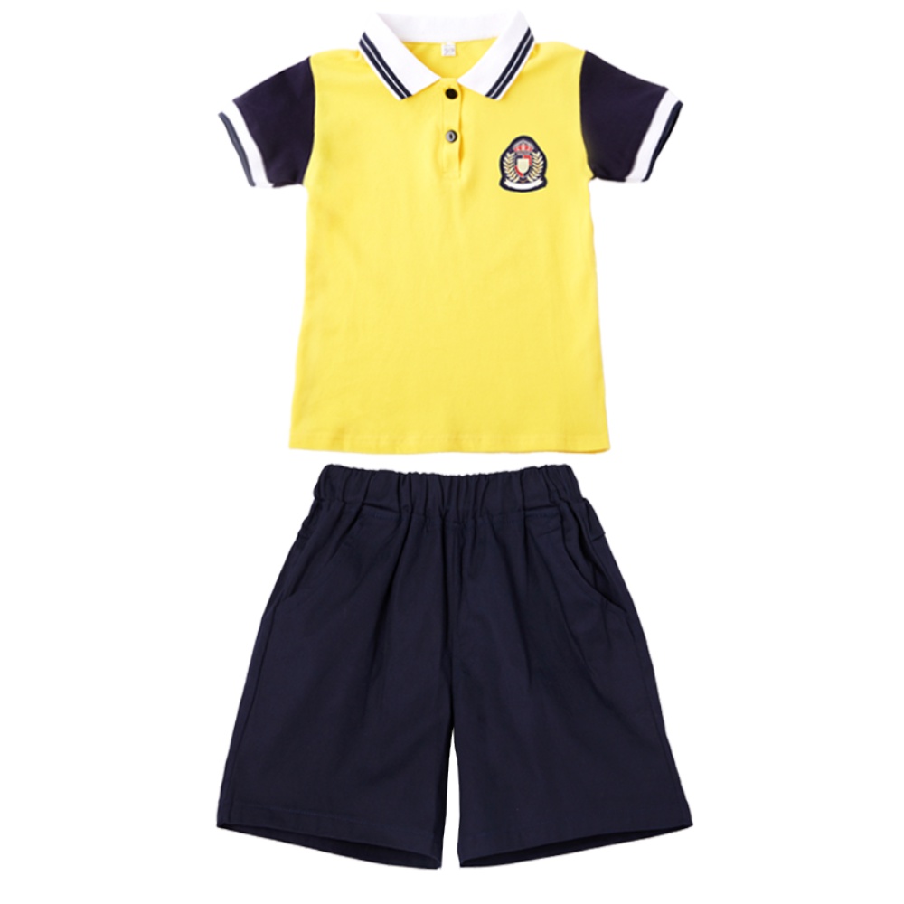 夏幼儿园夏装短袖小学生班服校服