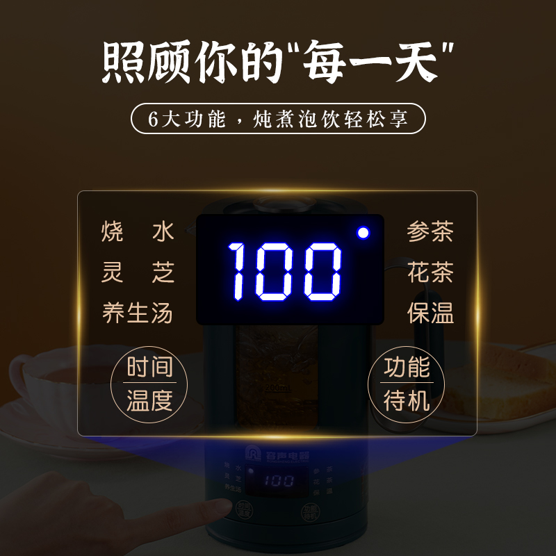 容声养生杯办公室小型mini多功能煮茶壶器一人用电热烧水家用迷你