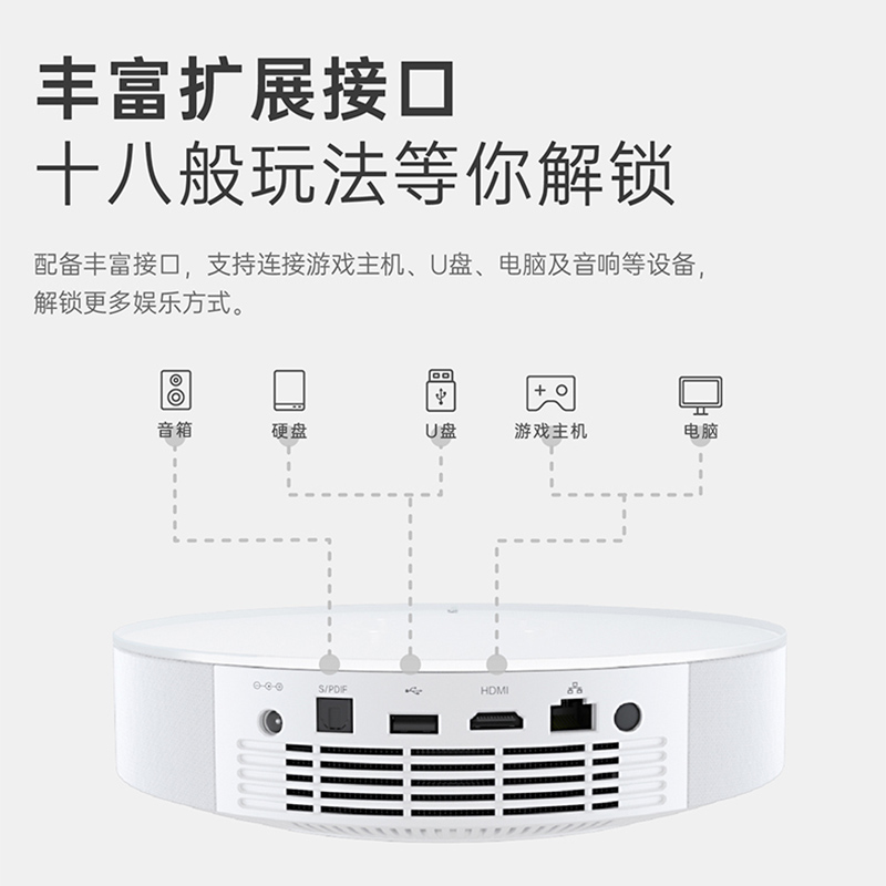 (下单立减100)坚果g9家用3d投影仪